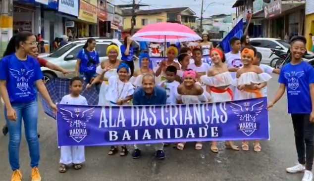 Camacã: Equipes da Gincana Cultural param a cidade com desfile no centro da cidade